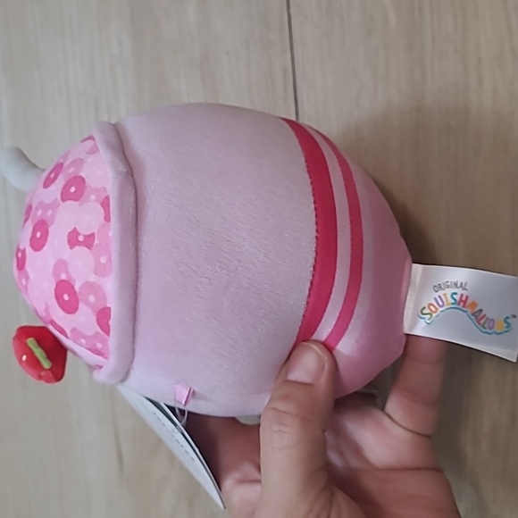 Squishmallow Food Marlene the Strawberry Cereal Scented 5 Inch Soft Plush Pink - Picture 3 of 8